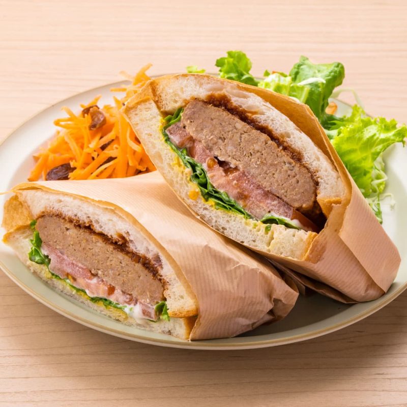 ハンバーグサンド