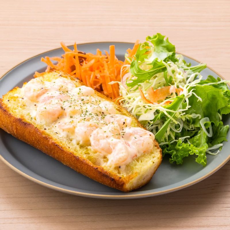 海老マヨネーズのタルティーヌ